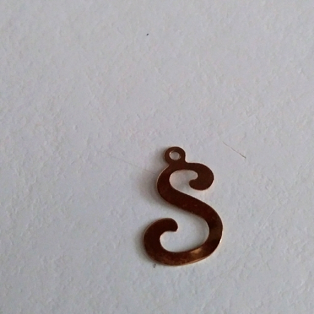 14kt S Pendant
